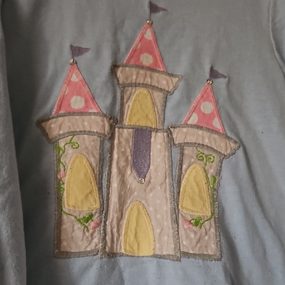 Kids Castle Nightgown - Blue and Pink - Picture 4 of 7